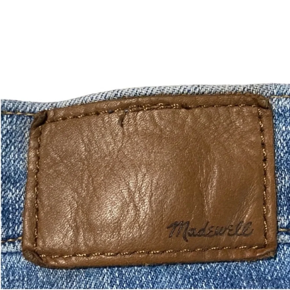 Madewell Classic Straight Distressed Light Wash Jeans Size 27